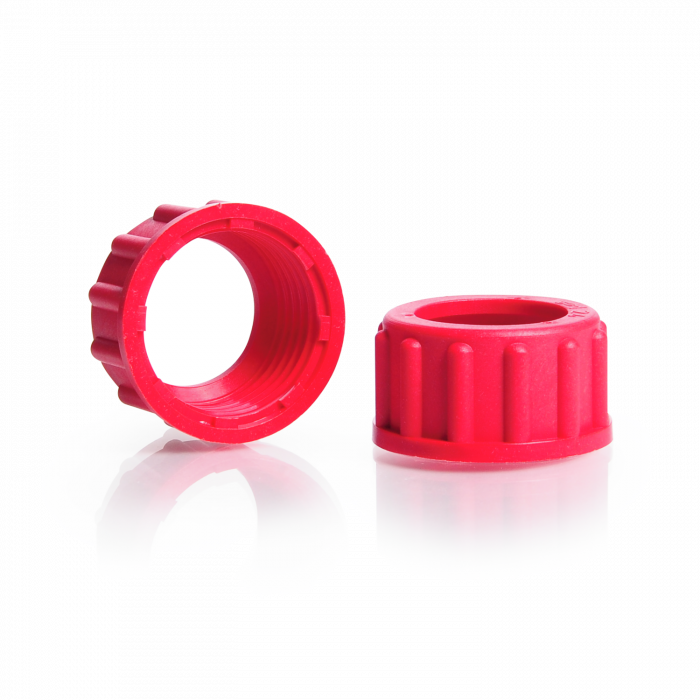 Screw Cap with Aperture, for safety standard ground sockets, NS 24/29