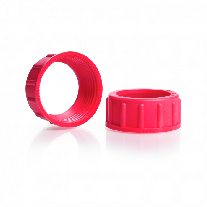 Screw Cap with Aperture, for safety standard ground sockets, NS 45/40