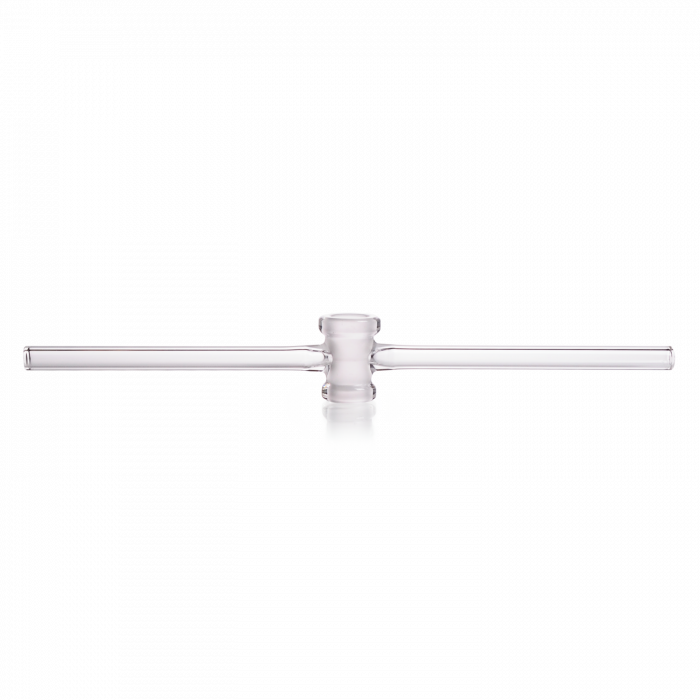 DURAN® Single Way Stopcock, ground, without key, NS 12.5, bore 2 mm