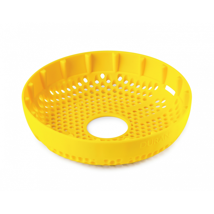 DURAN® Bottle Base protector, for the 20L DURAN® metal dolly, yellow silicone