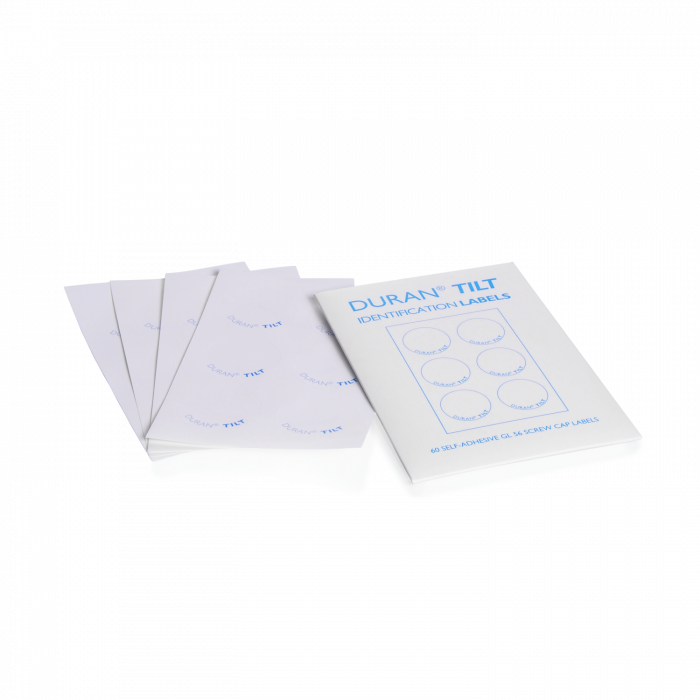 DURAN® TILTGL 56 Cap Labels, printable, self-adhesive, ployester, white