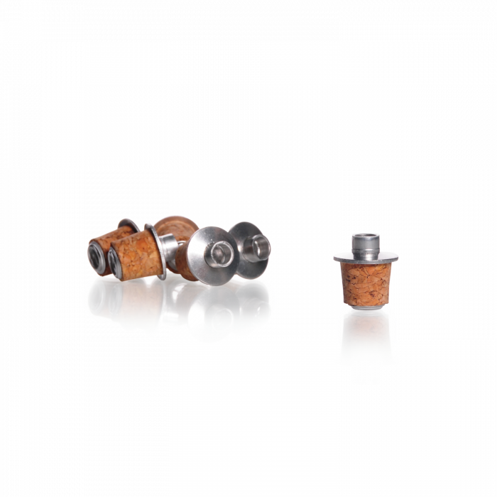 Spirit Lamp from soda-lime glass, Accessories for spirit lamp: sockets for spirit lamps (of aluminium)