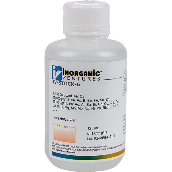 ICP-MS CALIBRATION STD 6, 125mL