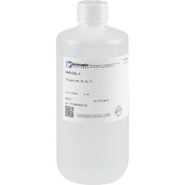 VARIAN CAL STANDARD #1, 500mL