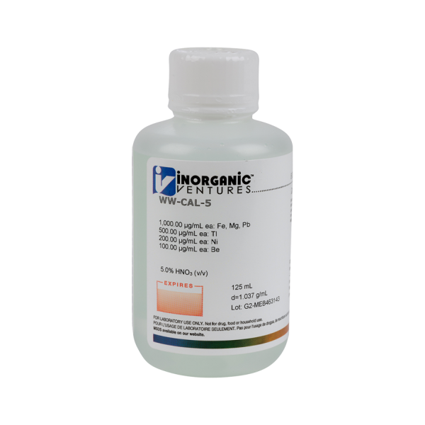 200.7WW CAL SOLUTION #5, 125mL