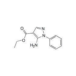 Ethyl 5-amino-1-phenyl-4-pyrazolecarboxylate