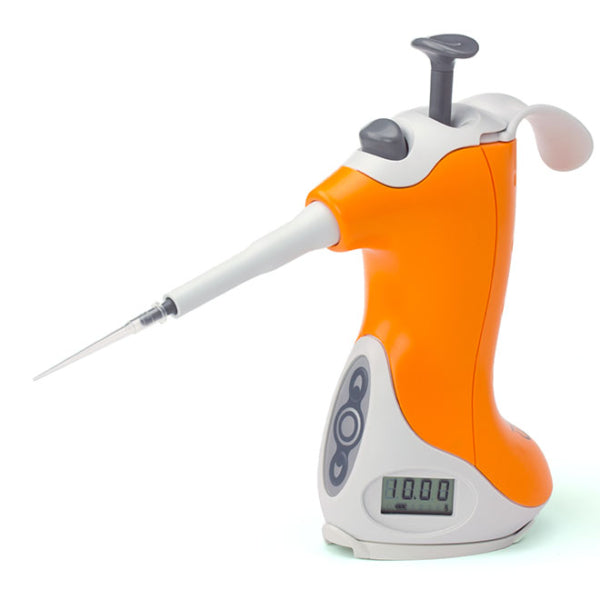 1-10µL Pipette, Ovation, Quick-Set (QS), Orange