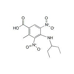 4-[(1-Ethylpropyl)amino]-2-methyl-3,5-dinitro-benzoic acid