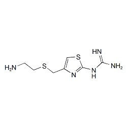 2-[[(2-guanidino-4-thiazolyl)methyl]thio]ethaneamine