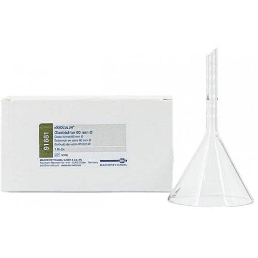 Glass funnel, 60 mm diameter