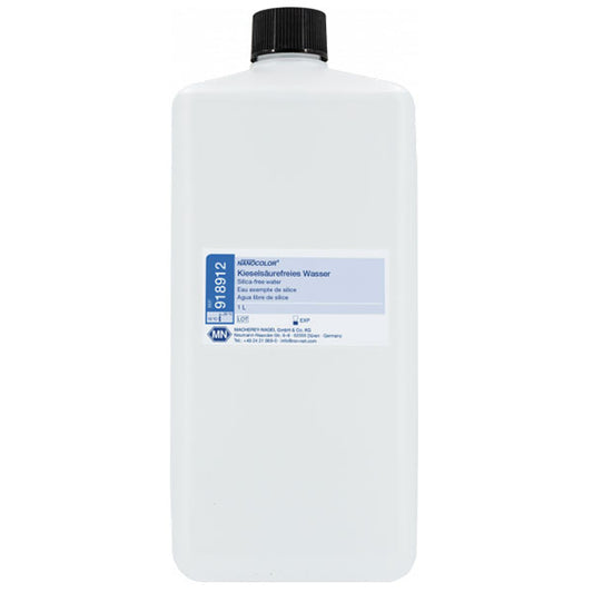 Silica-free water