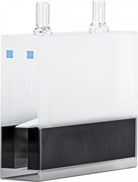 Flow cuvette, quartz glass, 50 mm