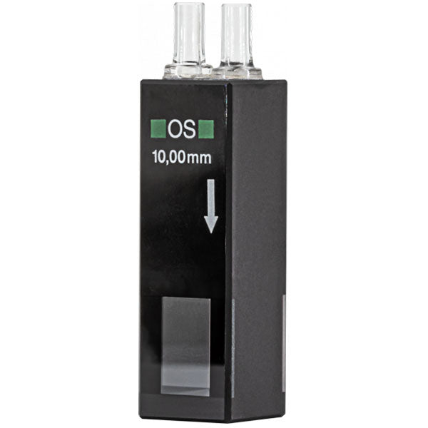 Flow cuvette, optical glass, 10 mm