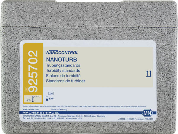 NANOCONTROL NANOTURB, turbidity standard solutions