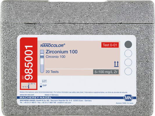 Tube test NANOCOLOR Zirconium 100