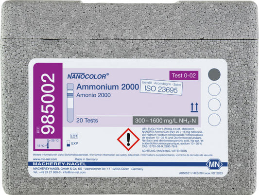 Tube test NANOCOLOR Ammonium 2000