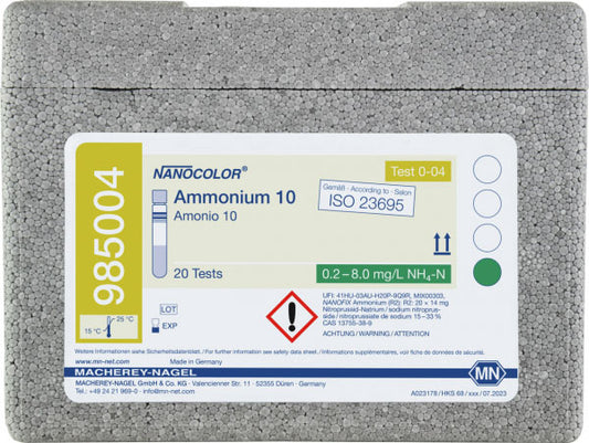 Tube test NANOCOLOR Ammonium 10
