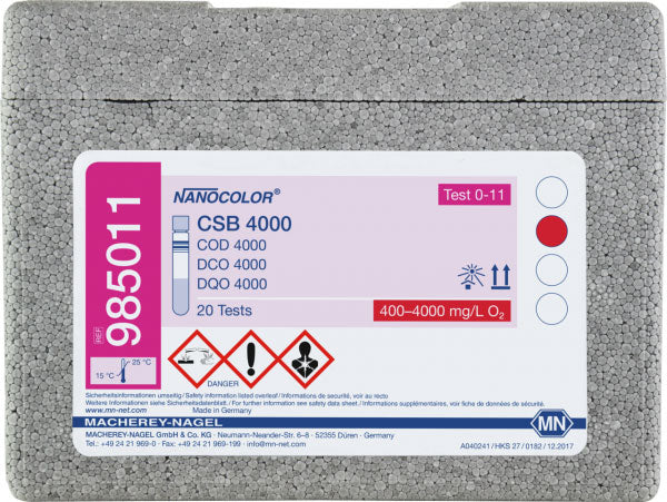 Tube test NANOCOLOR COD 4000