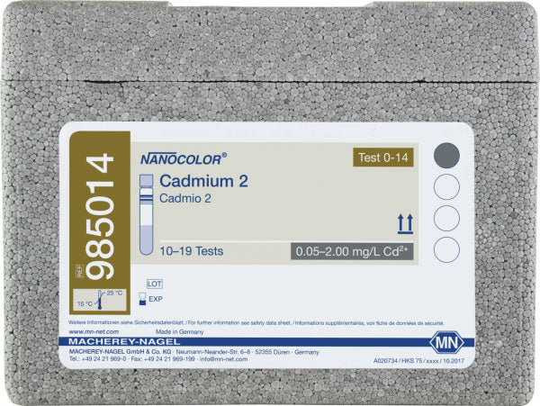 Tube test NANOCOLOR Cadmium 2