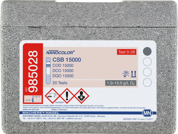 Tube test NANOCOLOR COD 15000