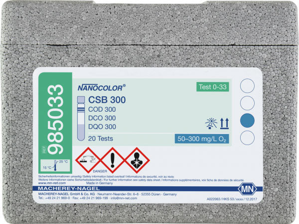 Tube test NANOCOLOR COD 300