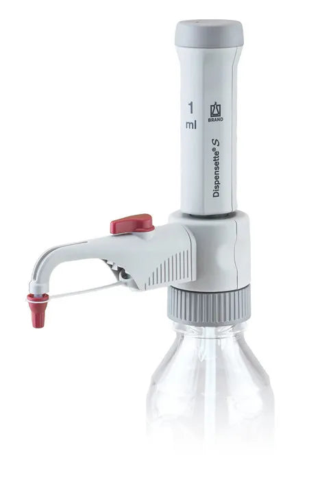 Dispensette S, fixed-volume, DE-M, 1 ml, with Recirculation valve