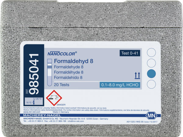 Tube test NANOCOLOR Formaldehyde 8
