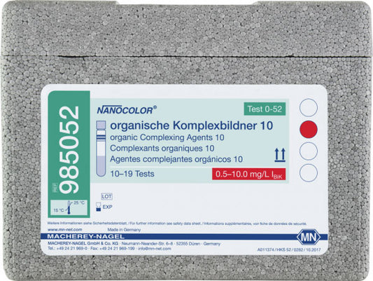 Tube test NANOCOLOR org. Complexing agents 10
