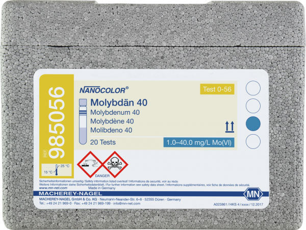 Tube test NANOCOLOR Molybdenum 40