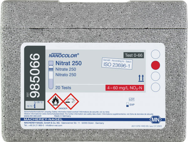 Tube test NANOCOLOR Nitrate 250