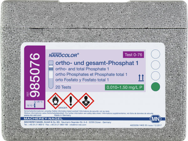 Tube test NANOCOLOR ortho- and total-Phosphate 1
