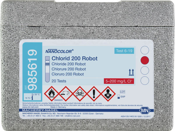 Tube test NANOCOLOR Robot Chloride 200