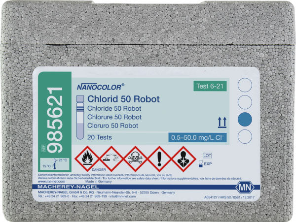 Tube test NANOCOLOR Robot Chloride 50