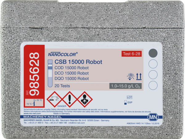 Tube test NANOCOLOR Robot COD 15000