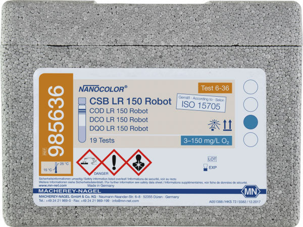 Tube test NANOCOLOR Robot COD LR 150