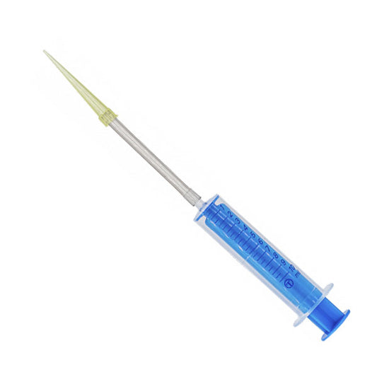 10 mL syringe with tube for VISOCOLOR reagent case for soil analysis
