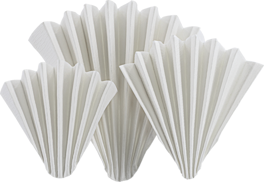 Folded filter papers, MN 606, Technical, Very fast, (8 s), Creped