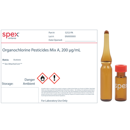 Organochlorine Pesticides Mix A, 200 &micro;g/mL