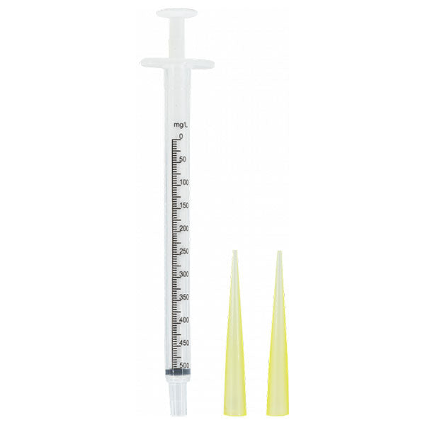 Titration syringe for VISOCOLOR HE Chloride CL 500