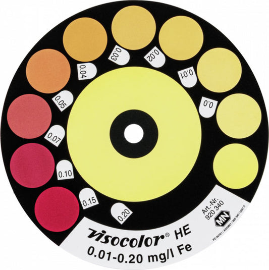 Color comparison disc for VISOCOLOR HE Iron