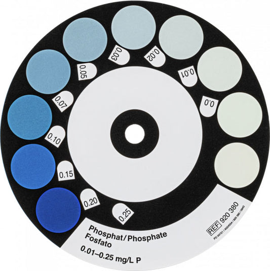 Color comparison disc for VISOCOLOR HE Phosphate (DEV)