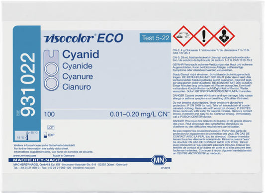 Colorimetric test kit VISOCOLOR ECO Cyanide
