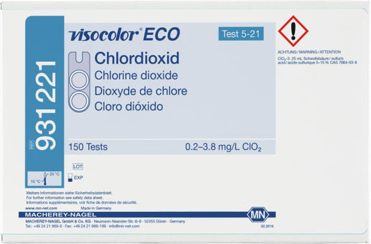 Colorimetric test kit VISOCOLOR ECO Chlorine dioxide, refill pack