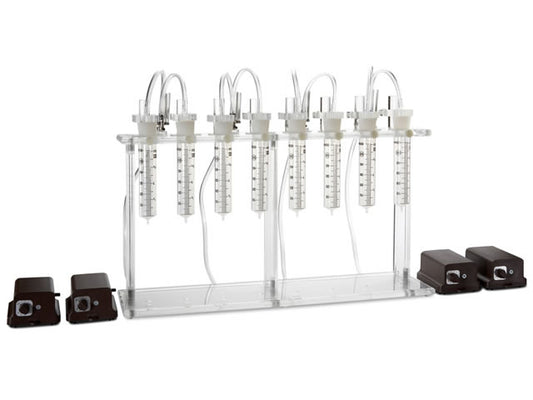 8-Position Pump Stand w/ 4 Pumps (60mL)