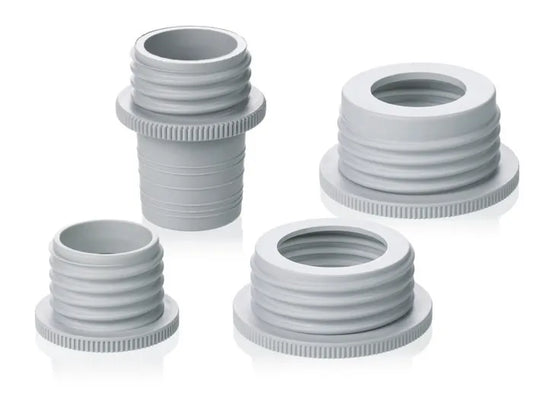 Bottle adapter, PTFE, suitable for Dispensette / seripettor / Titrette / QuikSip™, Thread GL 45, Adapter for bottle thread S 40