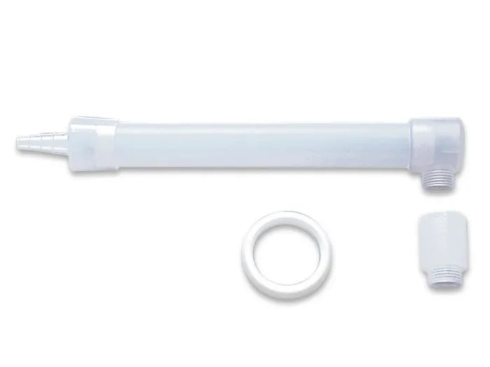 Drying tube suitable for Dispensette / Titrette, PE-LD, including seal for valve block, PTFE