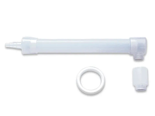 Drying tube suitable for Dispensette / Titrette, PE-LD, including seal for valve block, PTFE