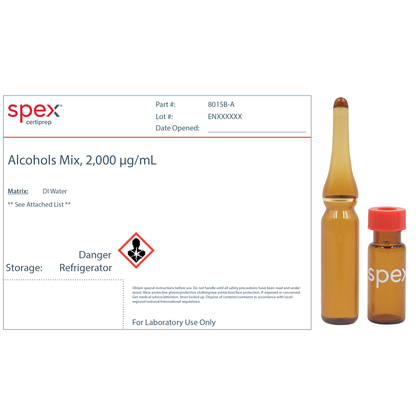 Alcohols Mix, 2,000 &micro;g/mL