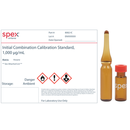 Initial Combination Calibration Standard, 1,000 &micro;g/mL