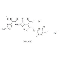 Ceftriaxone disodium salt hemiheptahydrate